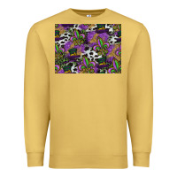 Antique Gold mardi gras celebration pattern Premium Sweatshirt - CowhideDigitalArt
