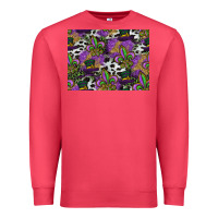 Cardinal mardi gras celebration pattern Premium Sweatshirt - CowhideDigitalArt