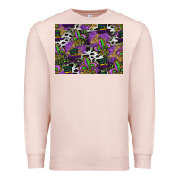 Pale Pink mardi gras celebration pattern Premium Sweatshirt - CowhideDigitalArt