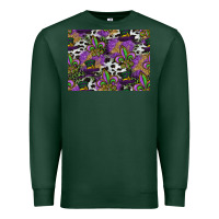 Sports Green mardi gras celebration pattern Premium Sweatshirt - CowhideDigitalArt