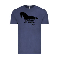 Vintage Denim everybody's gotta horse neigh Vintage Tee - Bettercallsaul