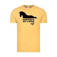 Vintage Mustard everybody's gotta horse neigh Vintage Tee - Bettercallsaul