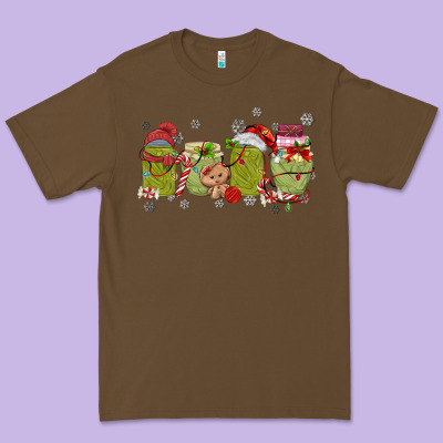 Canned Pickles Christmas Light Premium Tee Designed By Maliassmallbusiness