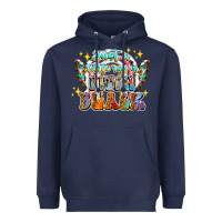 Navy just a little ray of pitch black Heavyweight Hoodie - CowhideDigitalArt