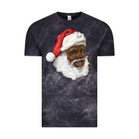 Cloud Black african american santa Vintage Tee - RanaPortraitStore