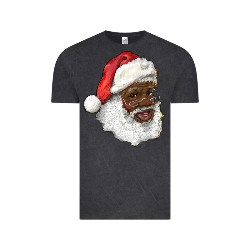 African American Santa Vintage Tee by RanaPortraitStore | Teevron