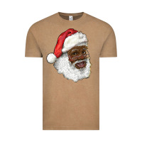 Vintage Coffee african american santa Vintage Tee - RanaPortraitStore