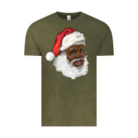 Vintage Olive african american santa Vintage Tee - RanaPortraitStore