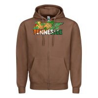 Chestnut tennessee map st patrick's day Zipper Hoodie - FaDigitalArtStudio