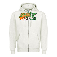 Oatmeal Heather tennessee map st patrick's day Zipper Hoodie - FaDigitalArtStudio
