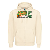 Sandshell tennessee map st patrick's day Zipper Hoodie - FaDigitalArtStudio