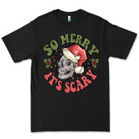 Black so merry it's scary Premium Tee - MaliasSmallBusiness