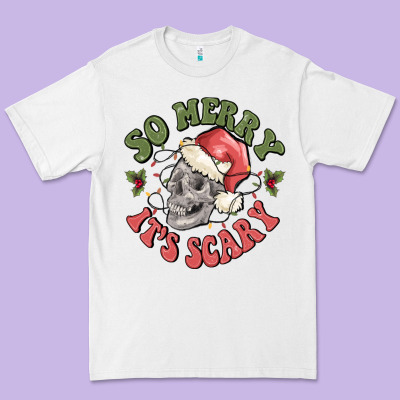 So Merry It's Scary Premium Tee Designed By Maliassmallbusiness