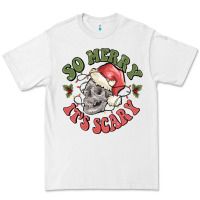 White so merry it's scary Premium Tee - MaliasSmallBusiness