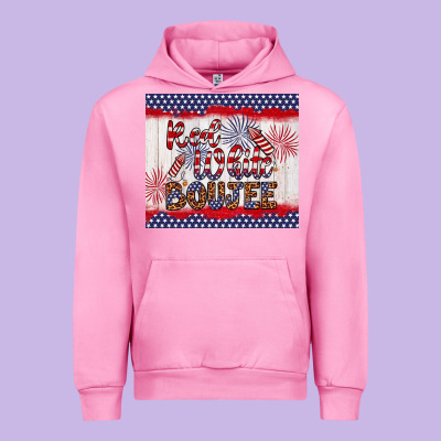 Red White Boujee Urban Hoodie Designed By Artiststas