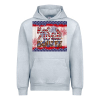 Heather Grey red white boujee Urban Hoodie - Artiststas