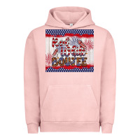 Pigment Salmon red white boujee Urban Hoodie - Artiststas