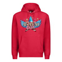 Cardinal American babe Premium Hoodie - FaDigitalArtStudio