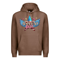 Chestnut American babe Premium Hoodie - FaDigitalArtStudio