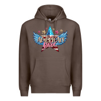 Coffee American babe Premium Hoodie - FaDigitalArtStudio