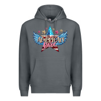 Rock American babe Premium Hoodie - FaDigitalArtStudio