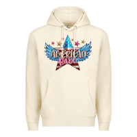 Sandshell American babe Premium Hoodie - FaDigitalArtStudio