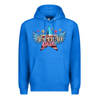 True Royal American babe Premium Hoodie - FaDigitalArtStudio