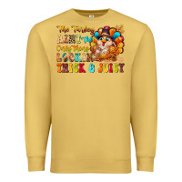 Antique Gold thanksgiving turkey humor Premium Sweatshirt - CowhideDigitalArt