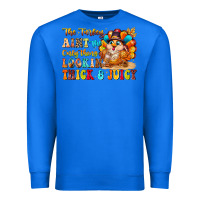 True Royal thanksgiving turkey humor Premium Sweatshirt - CowhideDigitalArt