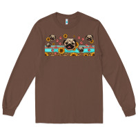 Chestnut western pug dogs Long Sleeve Tee - Jasminsmagicworld