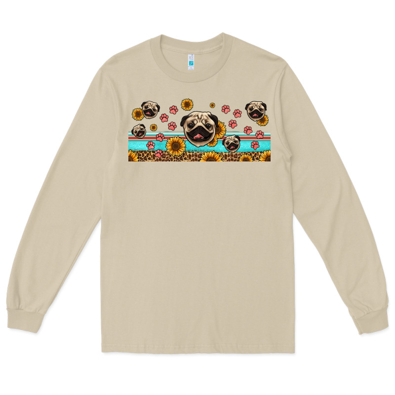 Western Pug Dogs Long Sleeve Tee by Jasminsmagicworld | Teevron