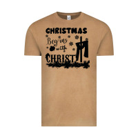 Vintage Camel Christmas Begins With Christ Vintage Tee - Bettercallsaul