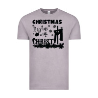 Vintage Zinc Christmas Begins With Christ Vintage Tee - Bettercallsaul