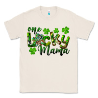 Natural st. patrick's day one lucky mama Classic Tee - RanaPortraitStore