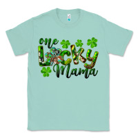 Seafoam st. patrick's day one lucky mama Classic Tee - RanaPortraitStore