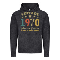 Vintage Black Vintage 1970 Limited Edition 50 Years Of Being Awesome Vintage Hoodie - Bettercallsaul