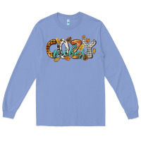 Colony Blue Cozy vibes Long Sleeve Tee - NancyCooperArtShop