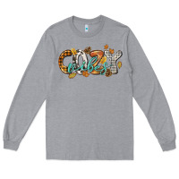 Heather Grey Cozy vibes Long Sleeve Tee - NancyCooperArtShop