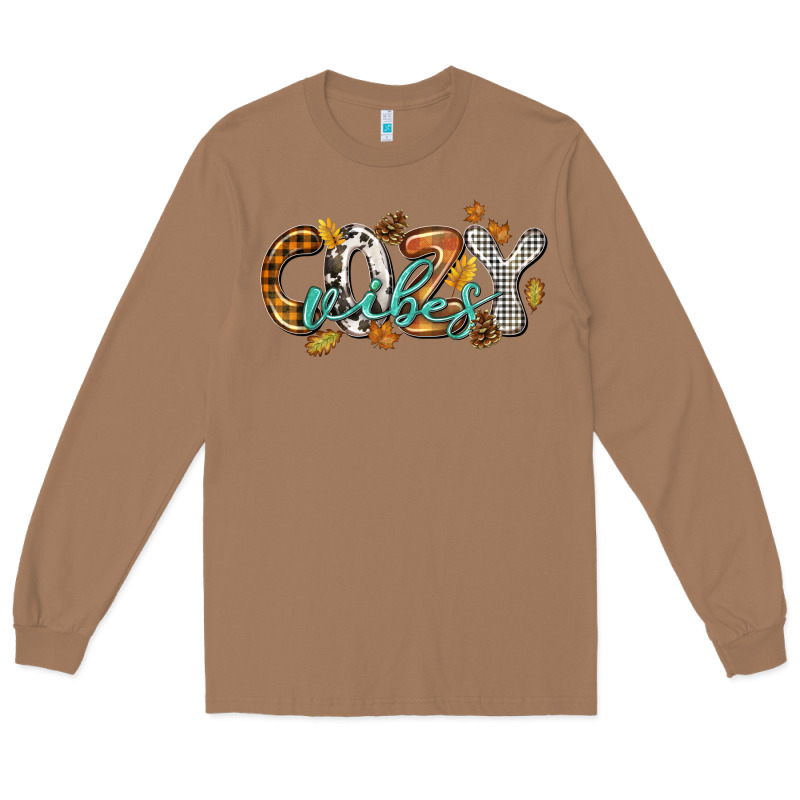 Cozy Vibes Long Sleeve Tee by NancyCooperArtShop | Teevron