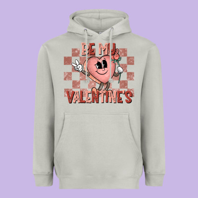Be My Valentines Heavyweight Hoodie Designed By Cowhidedigitalart