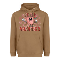 Toasted Coconut Be My Valentines Heavyweight Hoodie - CowhideDigitalArt