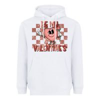 White Be My Valentines Heavyweight Hoodie - CowhideDigitalArt
