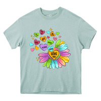 Arona sunflower love hugs Heavy Core Tee - MaliasSmallBusiness