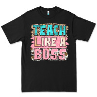 Black teach like a boss Premium Tee - NancyCooperArtShop