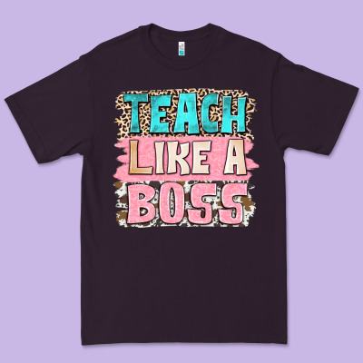 Teach Like A Boss Premium Tee Designed By Nancycooperartshop