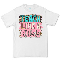 White teach like a boss Premium Tee - NancyCooperArtShop