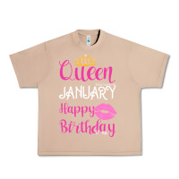Burro Queen Was Born İn January Happy Birthday Urban Heavy Tee - Bettercallsaul