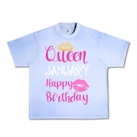 Grape Ice Queen Was Born İn January Happy Birthday Urban Heavy Tee - Bettercallsaul