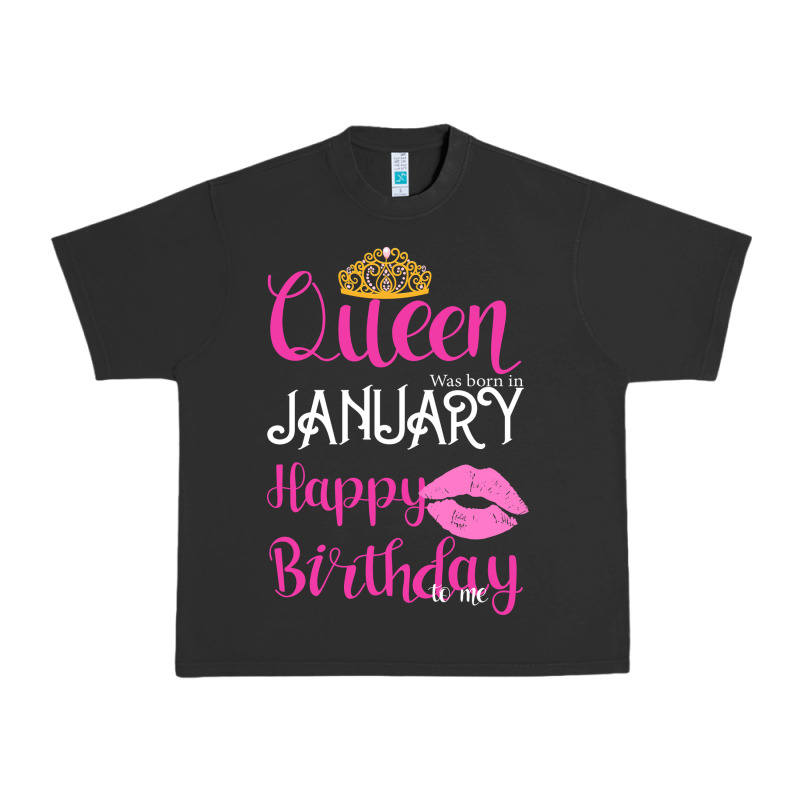 Queen Was Born İn January Happy Birthday Urban Heavy Tee by Bettercallsaul | Teevron