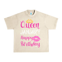 Sandshell Queen Was Born İn January Happy Birthday Urban Heavy Tee - Bettercallsaul